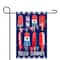 Hello Summer Patriotic Americana Popsicle Garden Flag, 12.5" x 18"